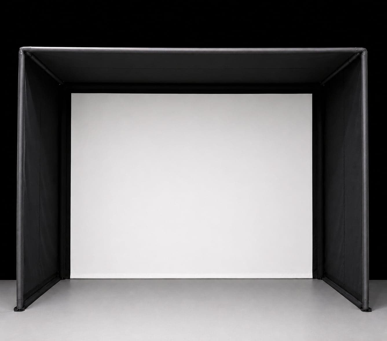 Bullseye DIY simulator enclosure, product render on white with blank screen