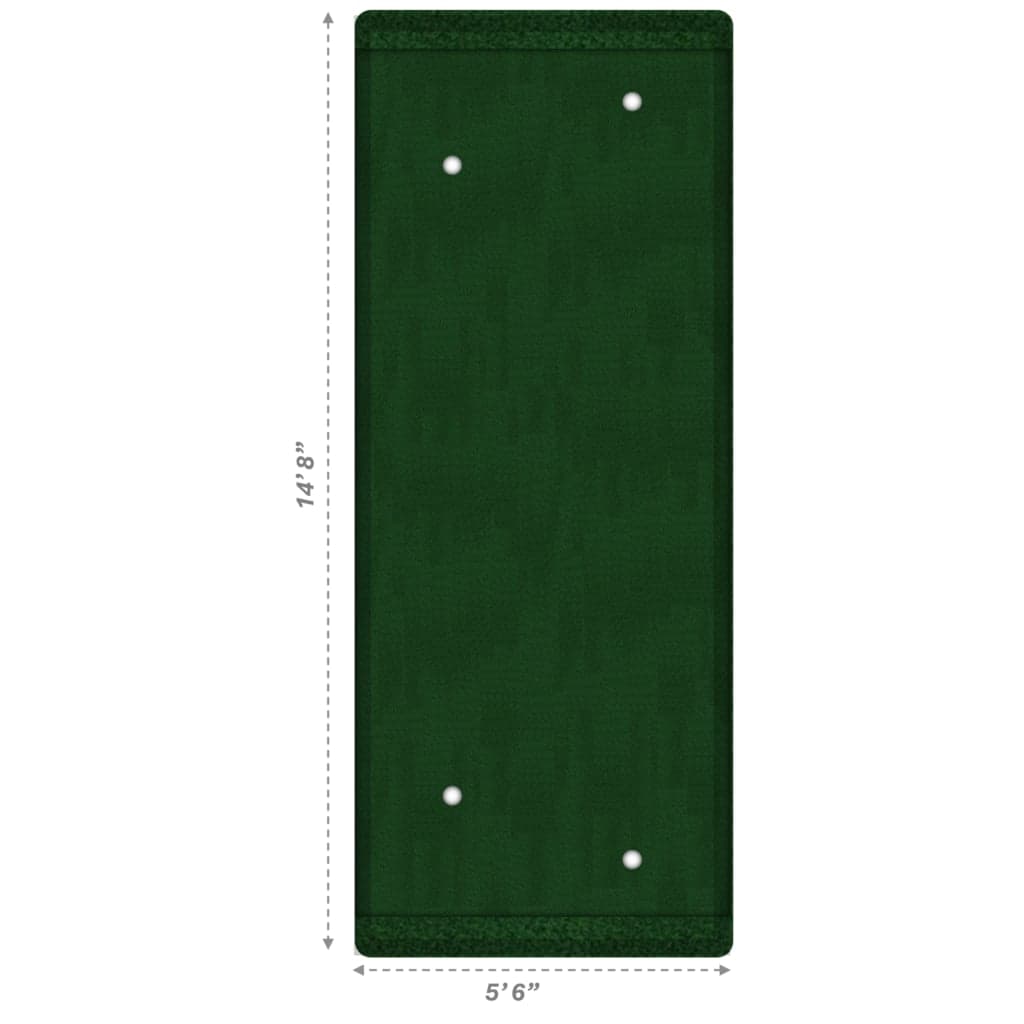 DBase Standard 6x15 Putting Green — Pro Putt Systems dimensioned layout