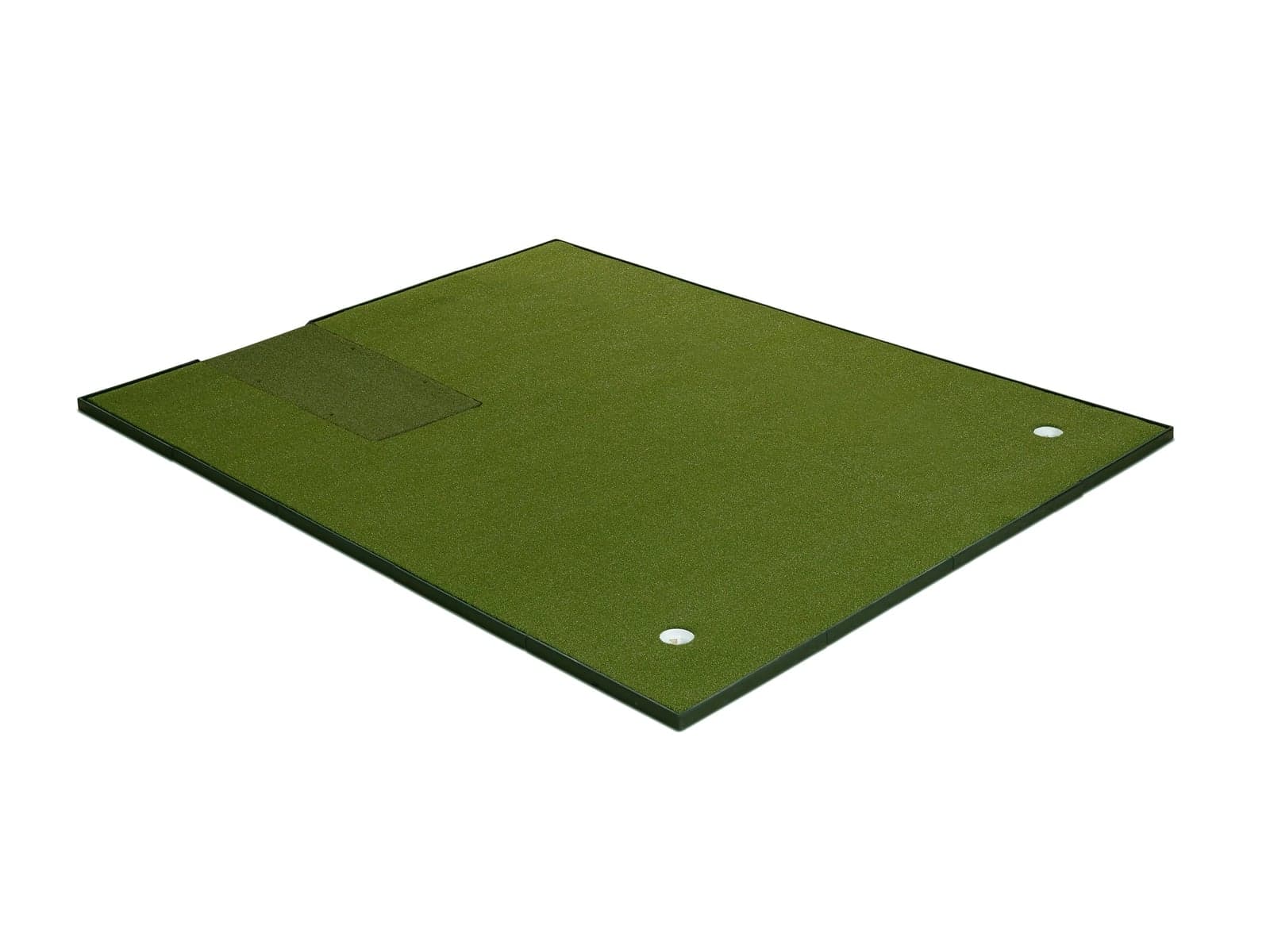 Fiberbuilt Player Preferred Combo 8' x 10' hitting mat, elevated three-quarter view