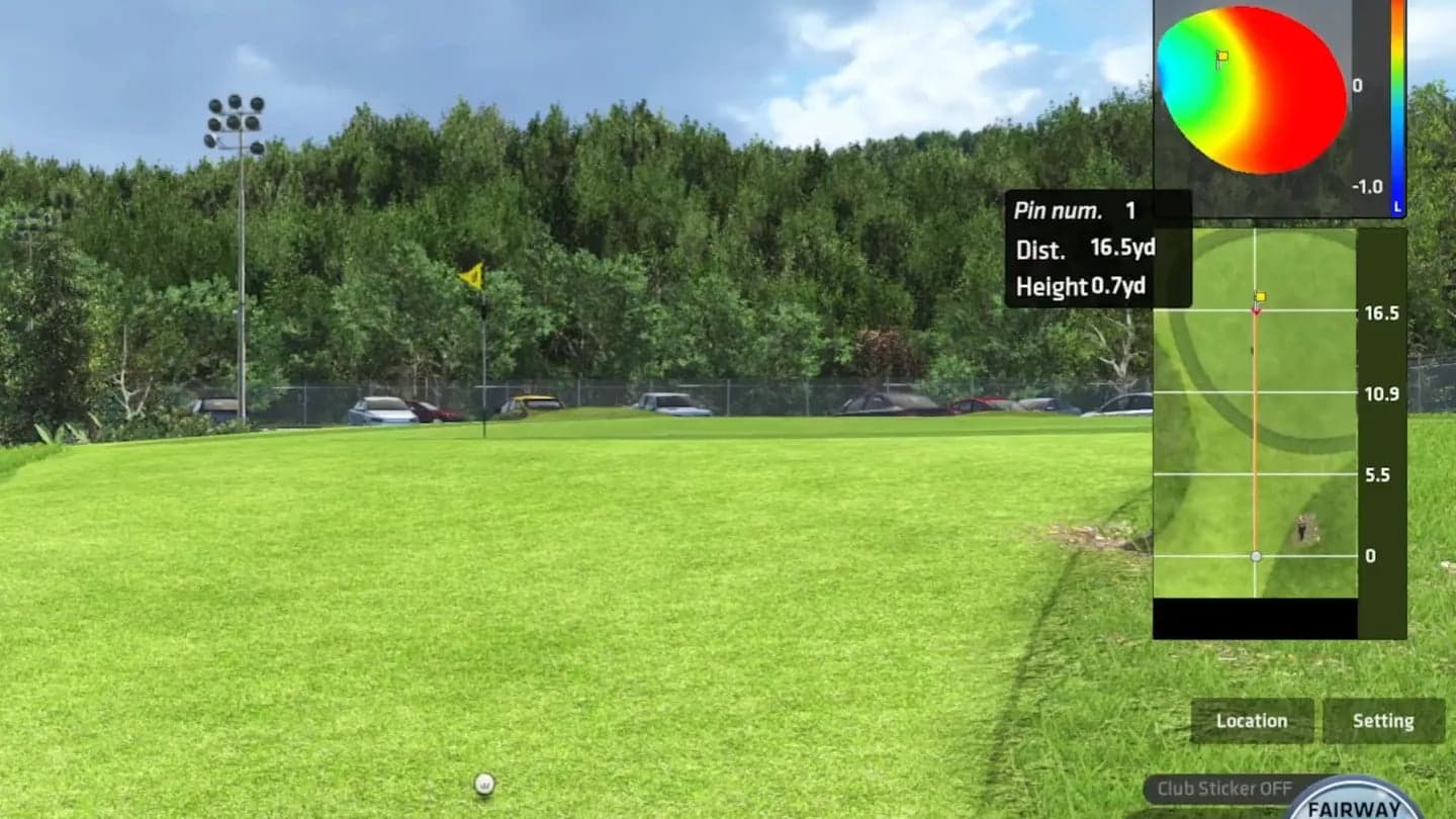 Uneekor REFINE short-game software interface